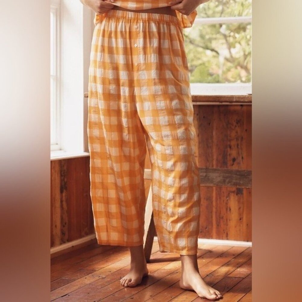 NWT Size XS -Anthropologie Cotton Barrel Boxer Pants w side pockets (NWT US$ 78)